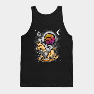 Astronaut Horse HEX Coin To The Moon HEX Crypto Token Cryptocurrency Blockchain Wallet Birthday Gift For Men Women Kids Tank Top